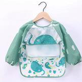 1-6岁儿童吃饭罩衣