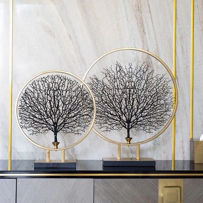 Sea tree decoration metal boya craft home decoration manufacturers direct bookcase desk placement thumbnail