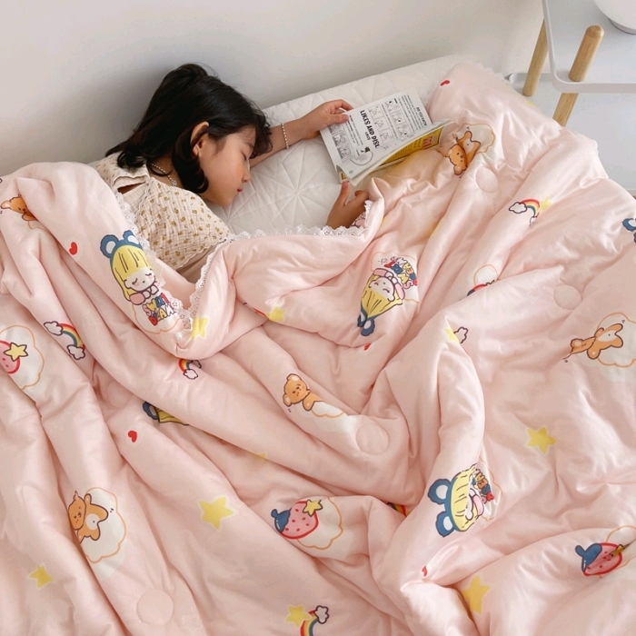 Knitted cotton summer quilt core, new summer cool quilt, children's quilt 8