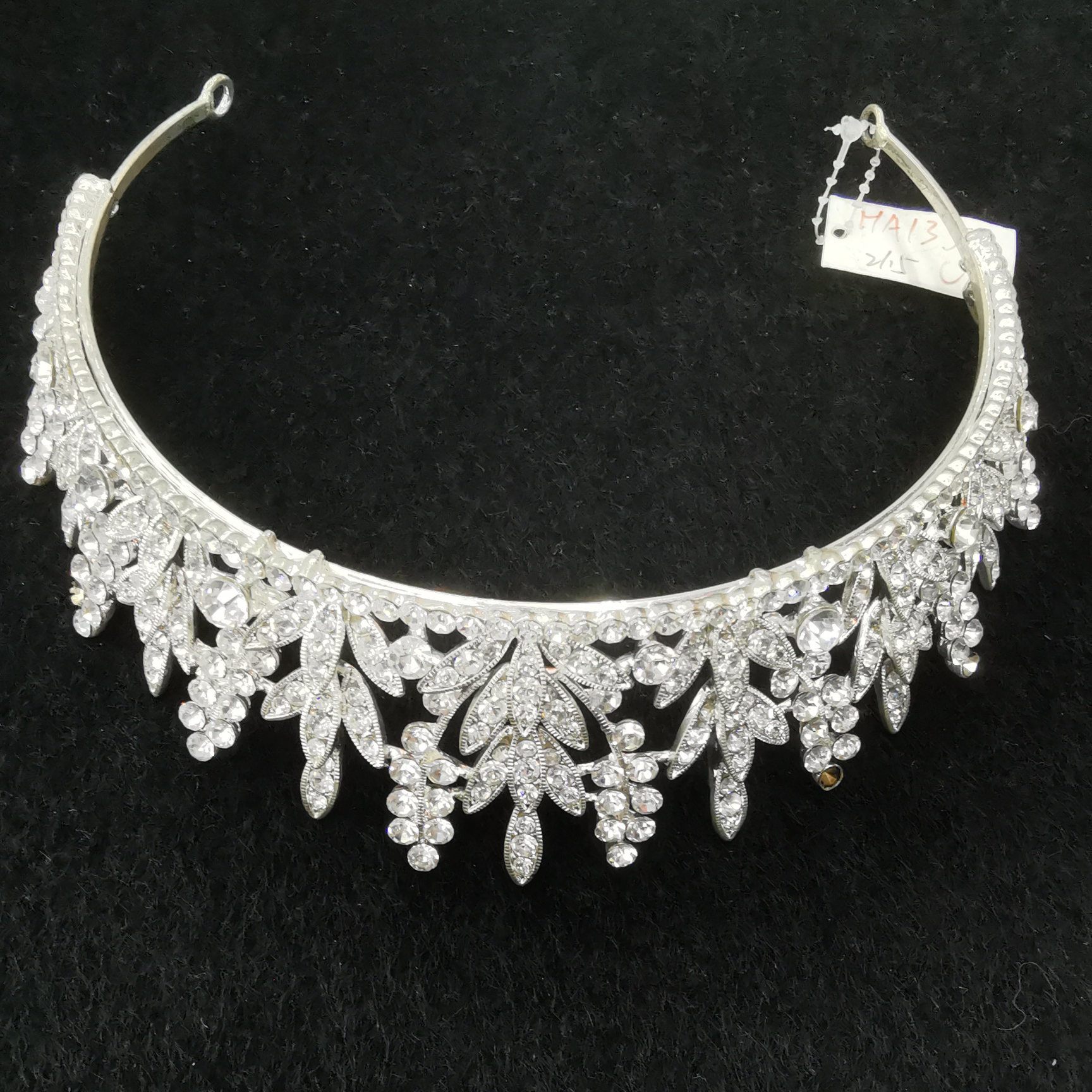 Korean retro luxury princess temperament rhinestone crown bridal tiara wedding dress