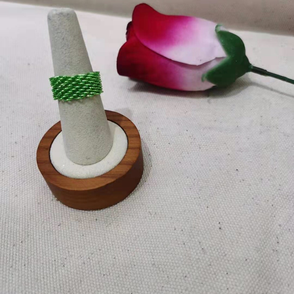 水波浪弹篁圈戒指系列1