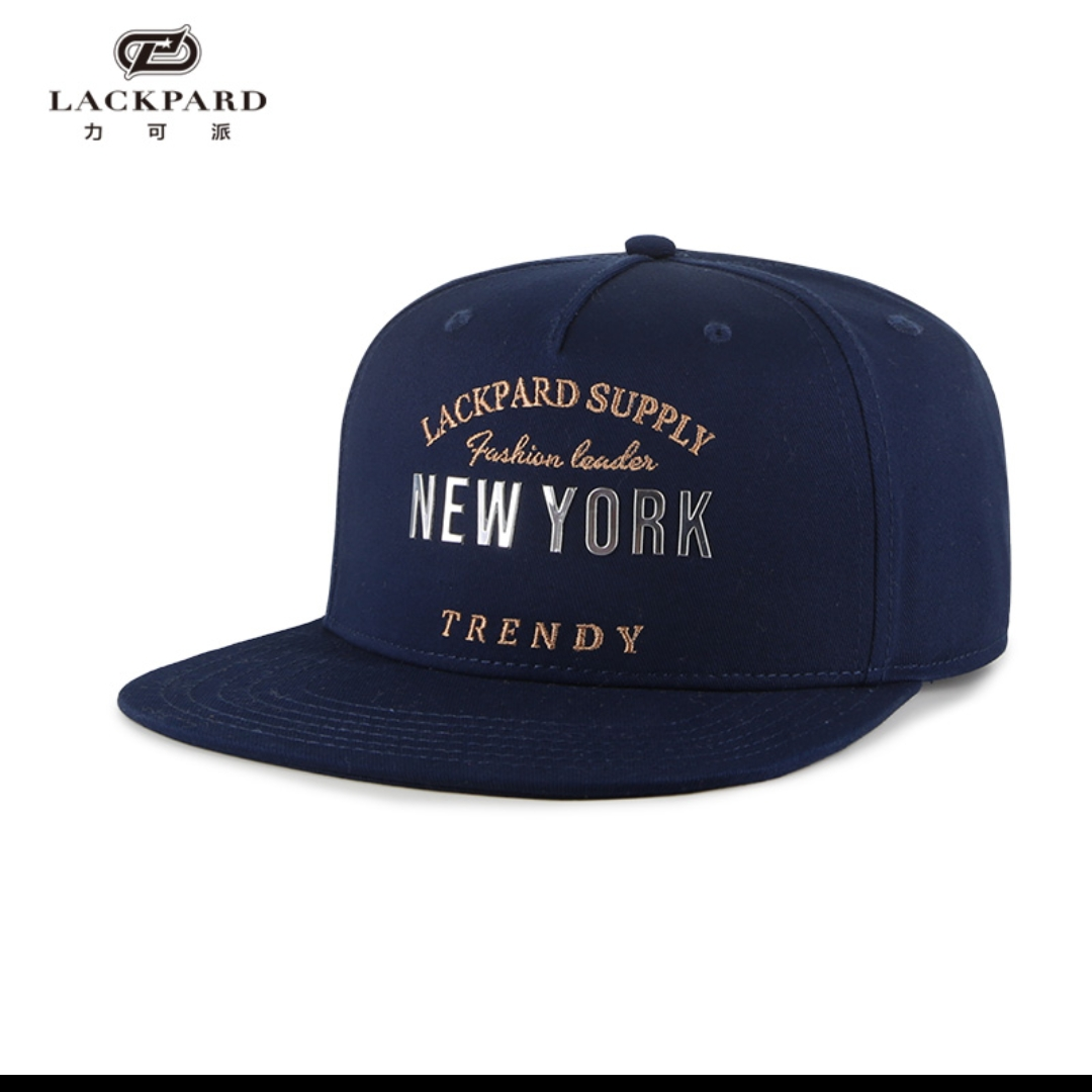 lackpard Hat for men Korean hip Hop Hat Flat brim Visor baseball Cap for Men Fashion Cap 75