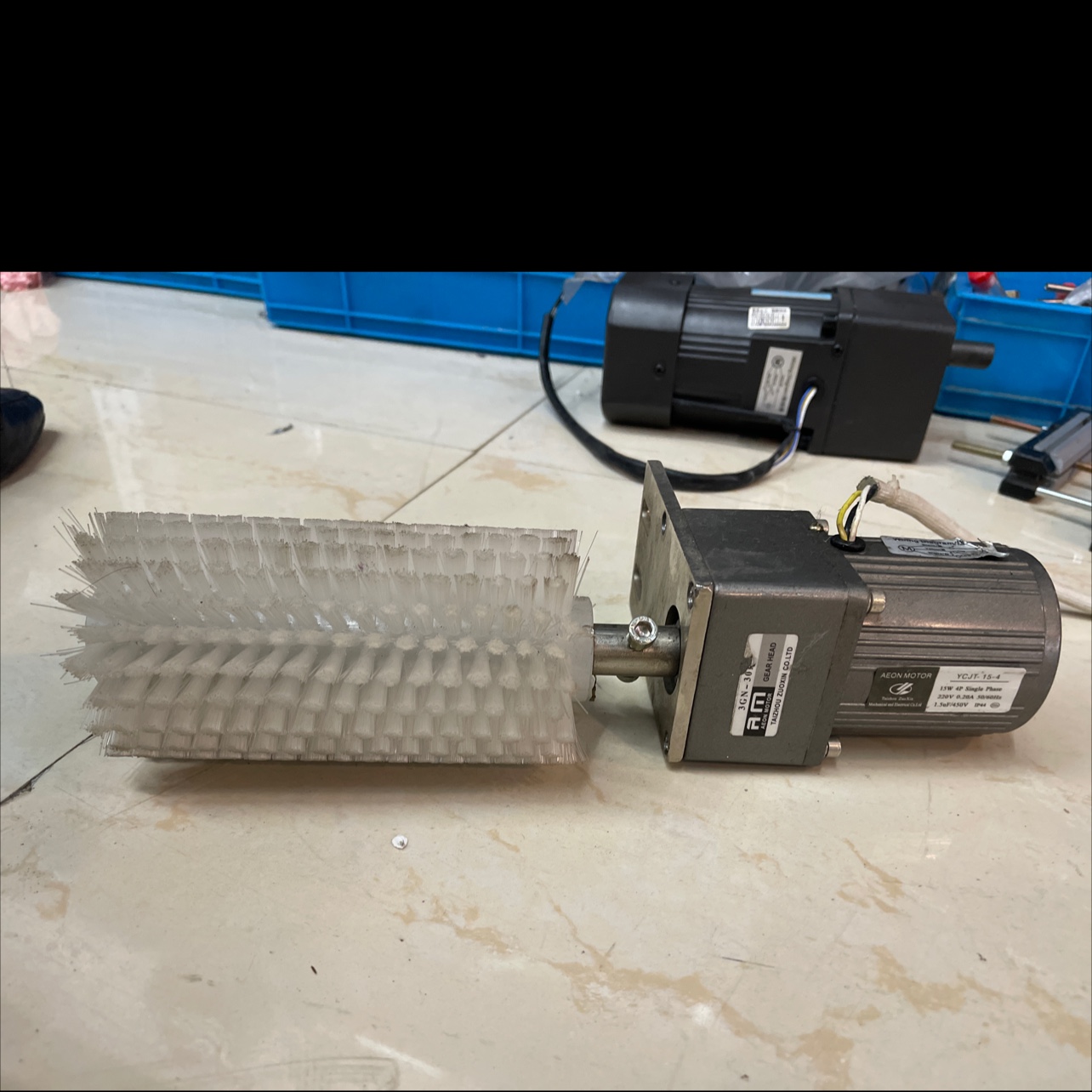 Granule machine, film rolling motor with brush, Guangxin Packaging Machinery Equipment, physical old store, good quality and favorable price details Picture