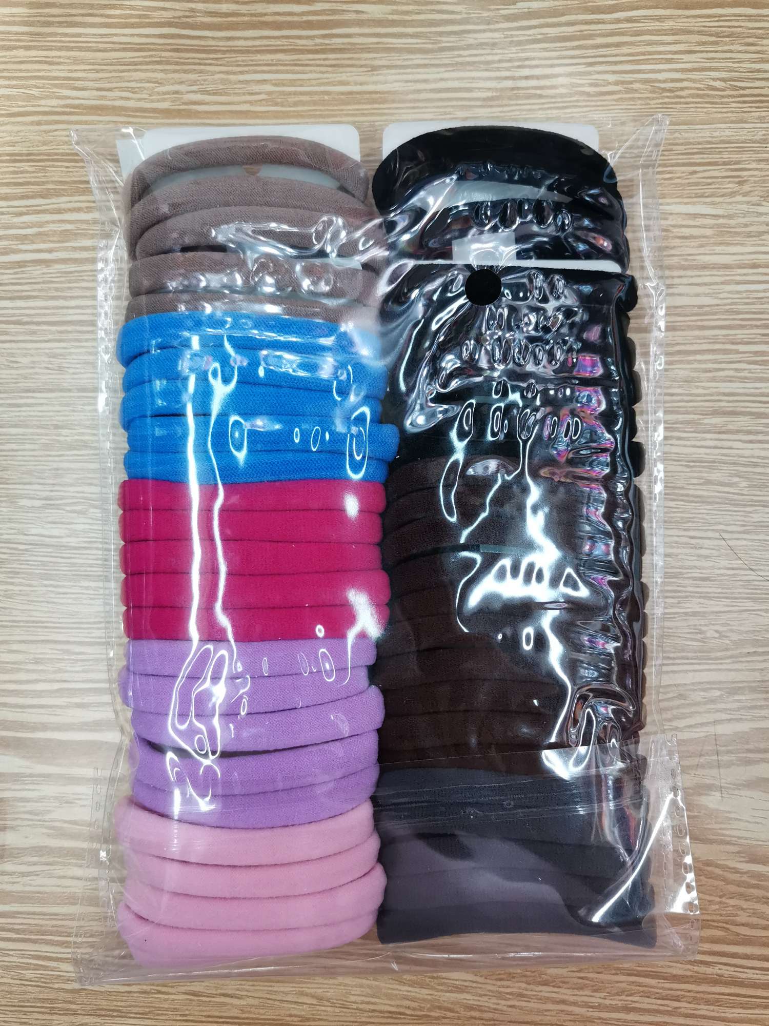 Wenying Accessories High-elasticity seamless nail clip five-in-one rubber band nylon hair band Specification image