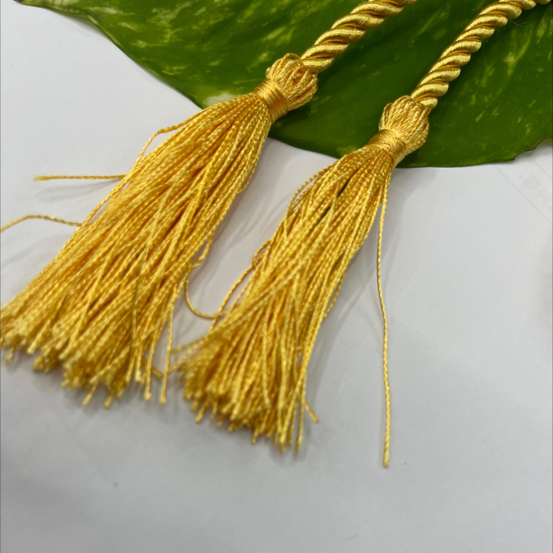 金黄绳子流苏挂须吊坠穗子礼品包装DIY辅料配件批发产品图