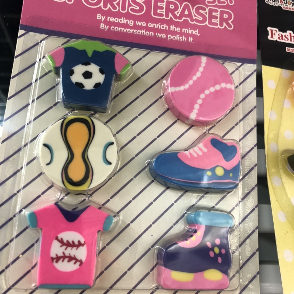 多色运动吸卡套装