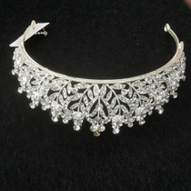 Korean Crystal 2021 Princess Headdress Handwoven headdress bridal accessories Big chic chic princess