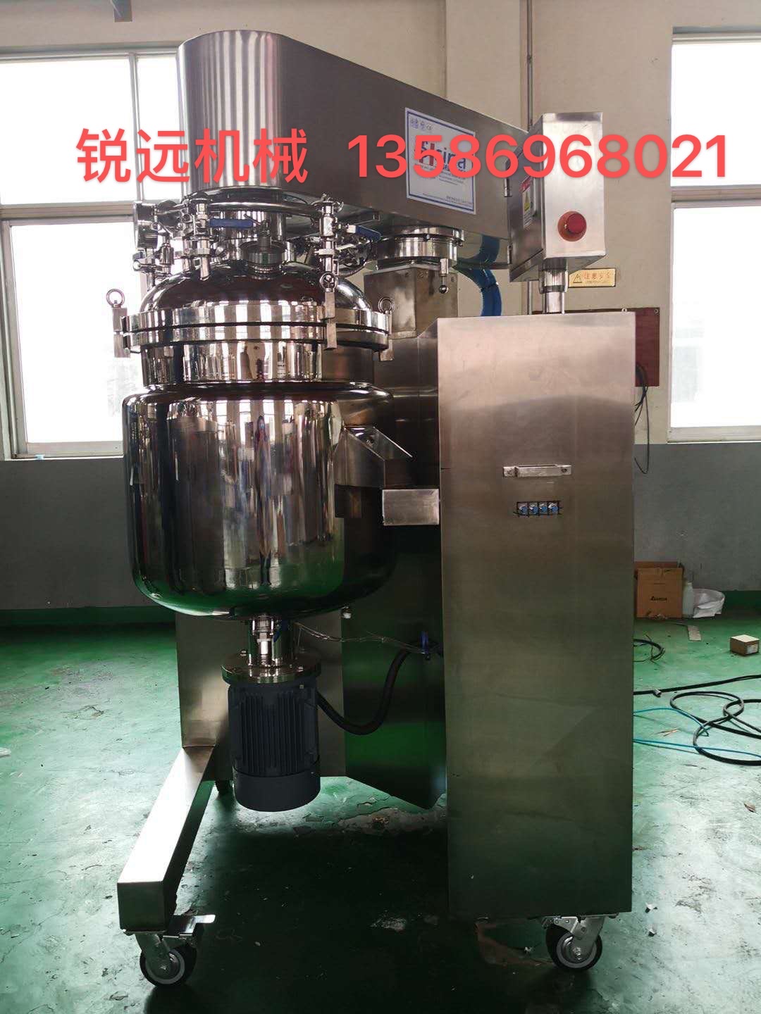 Factory direct sales of lifting vacuum homogenizing emulsifying machine. Ruiyuan Machinery Factory Direct sales, honest operation pic 6