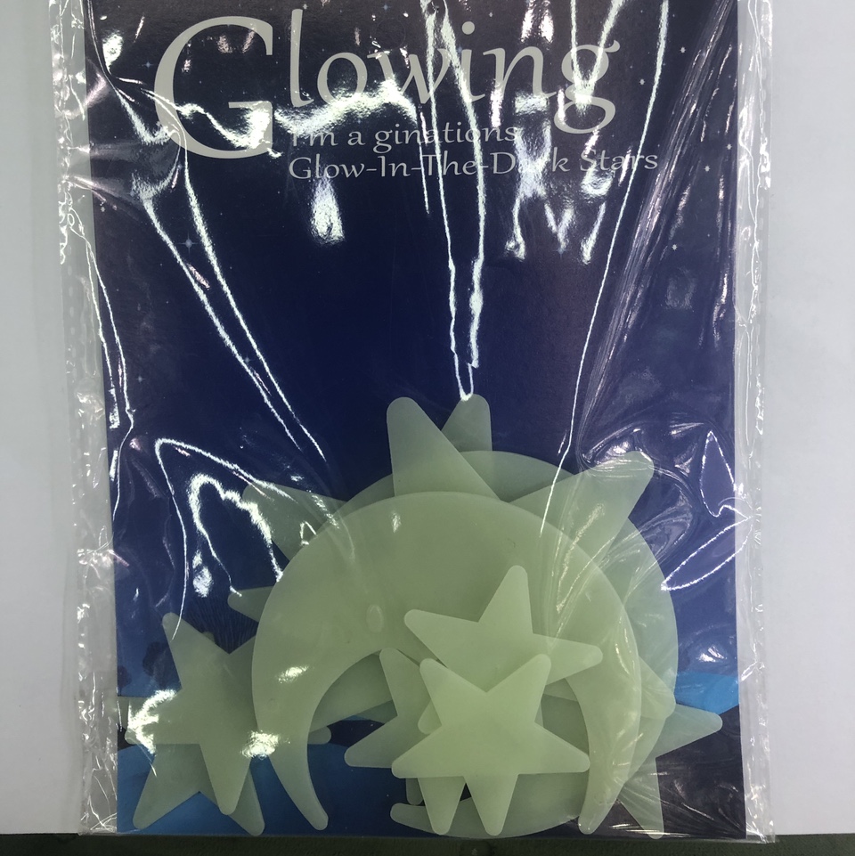 夜光贴玉白色小月亮夜光贴片