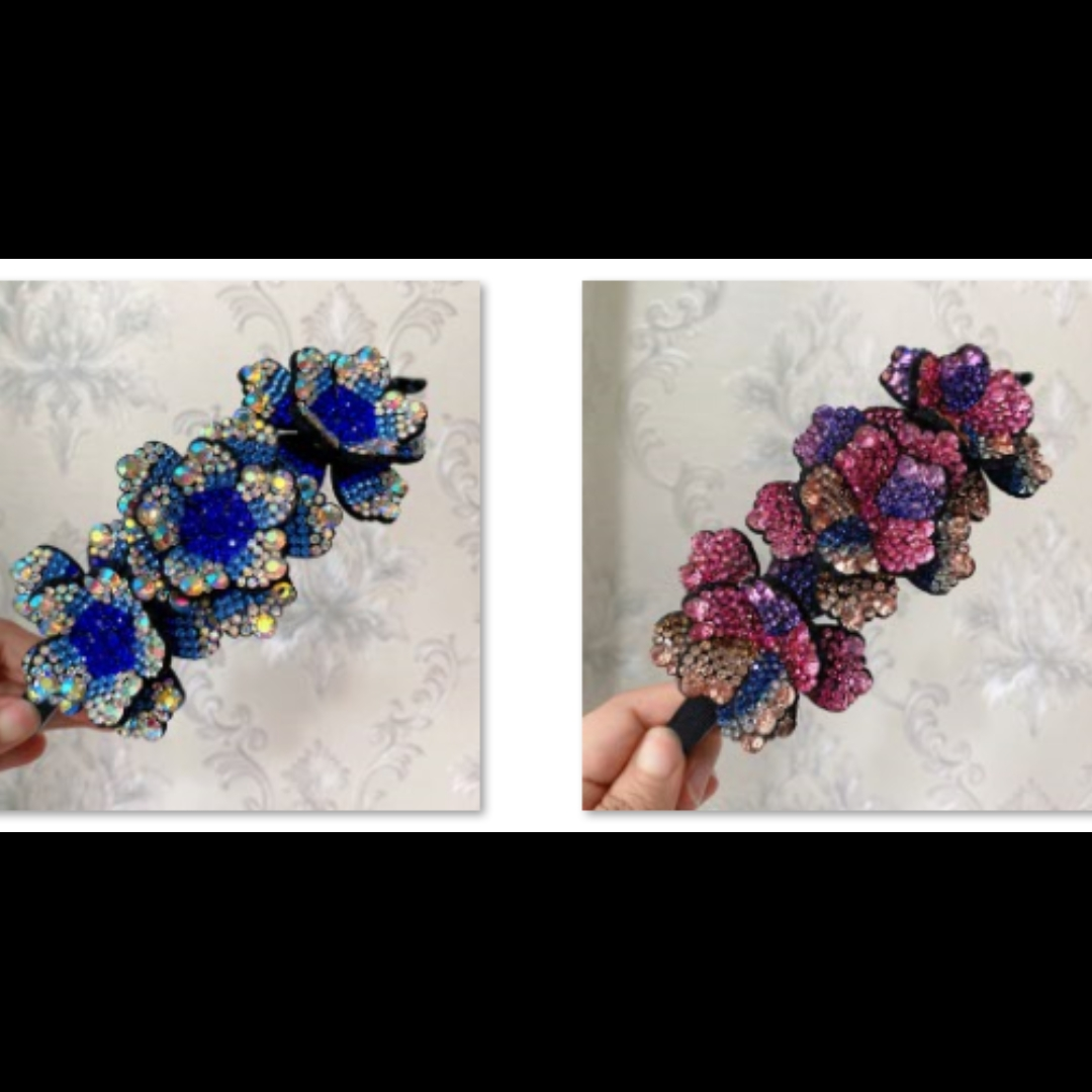 Explosive Three Flower Hair Tray