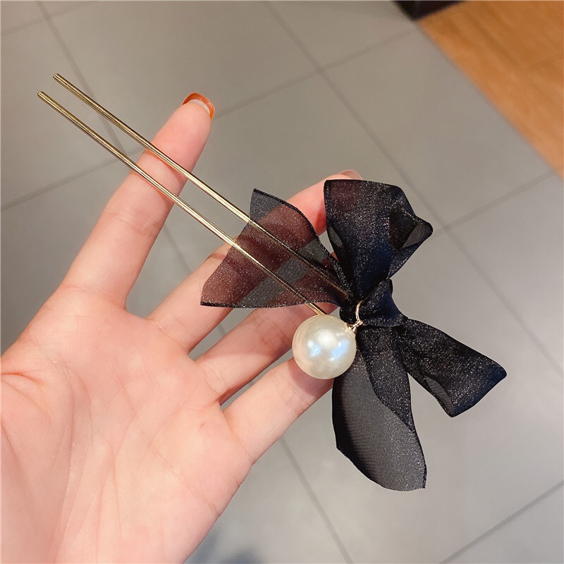 Organza hair pin tray hair clip hair accessories thumbnail