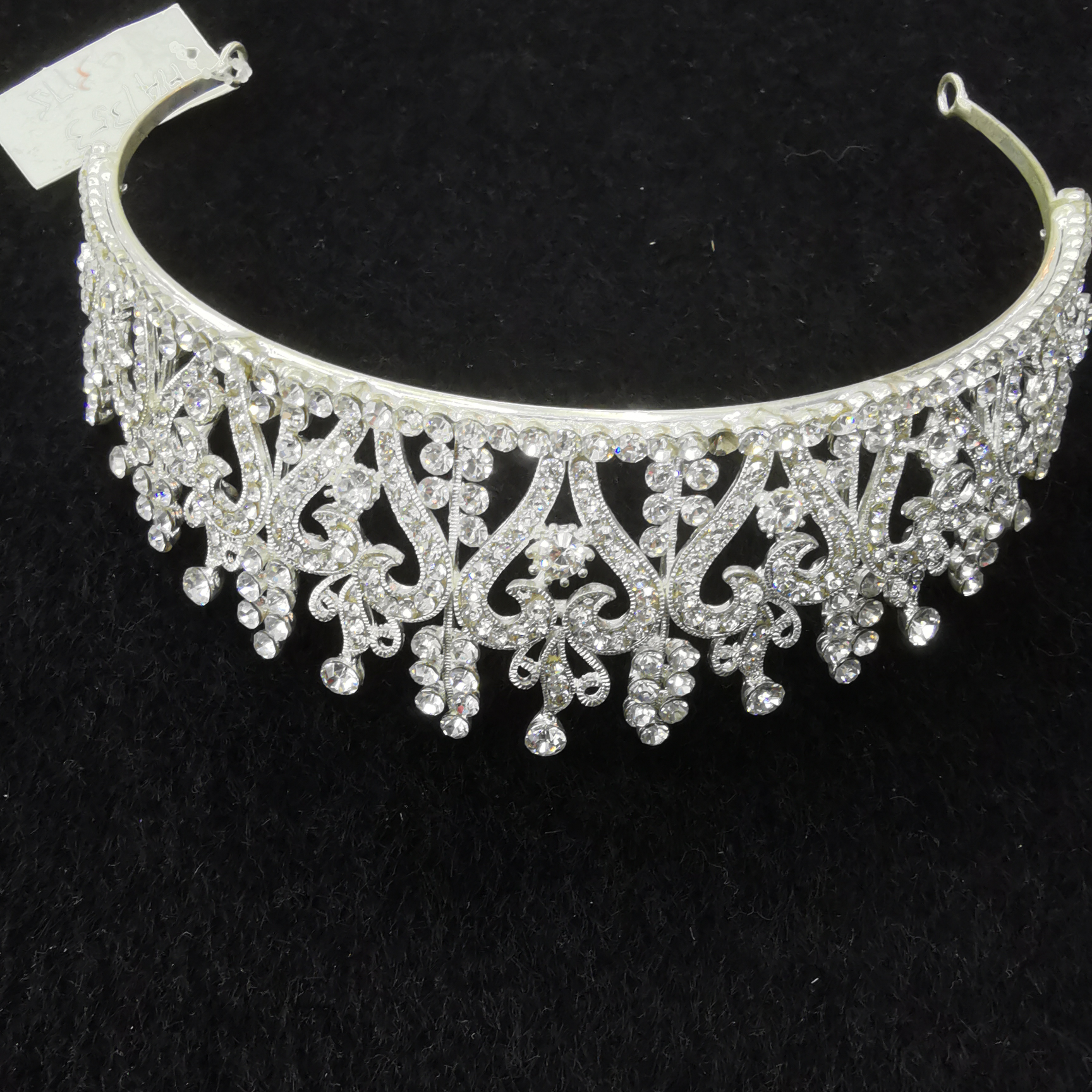 Luxury Princess style rhinestone crown bridal tiara wedding dress