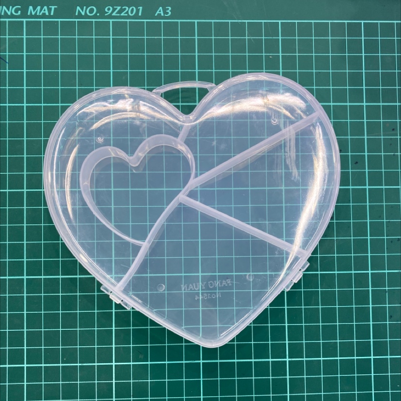 Square storage box white love set love