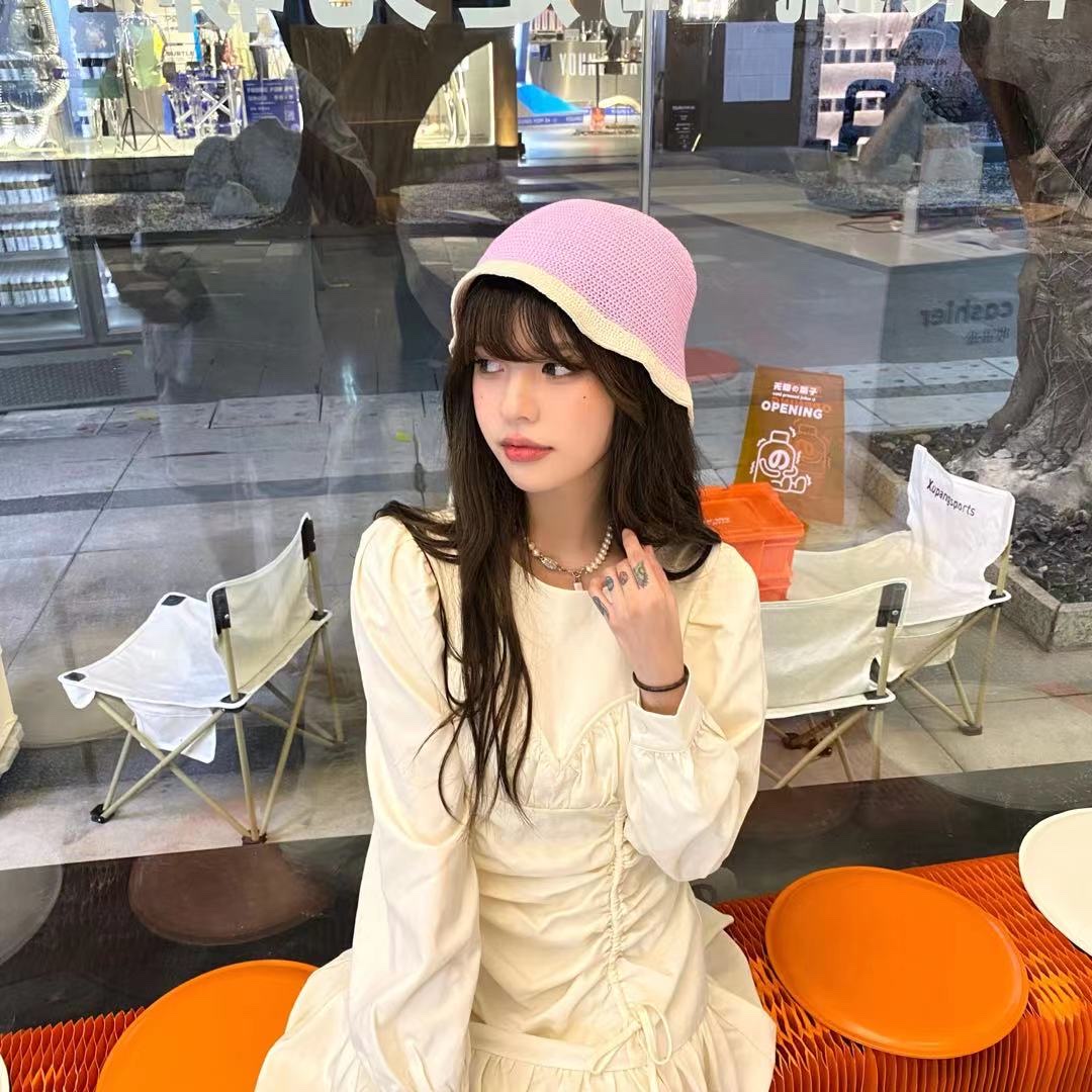 Autumn knitted woolen cap Item Picture