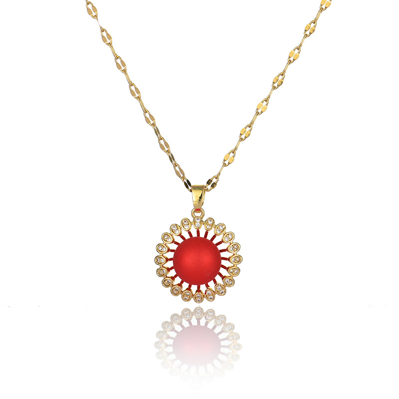 Korean version internet-famous pearl necklace, fashionable and simple, women's collarbone chain, neck chain, gold-plated pearl pendant manufacturer wholesale 2 Application Scenario