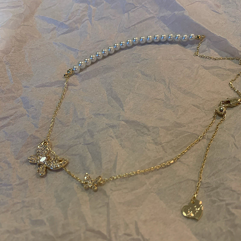 12 sweet cool girlfriends necklace female model 2021 new Spice girls fashion personality ins collarbone chain small students gentle fairy thumbnail