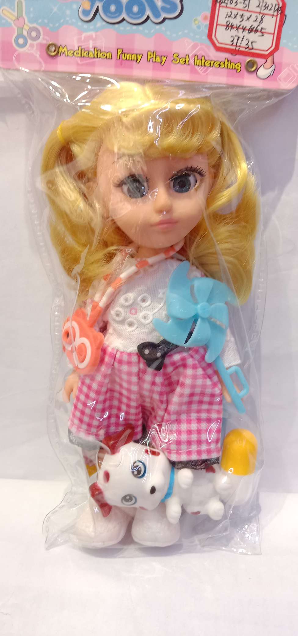 8-inch vinyl doll A Specification image