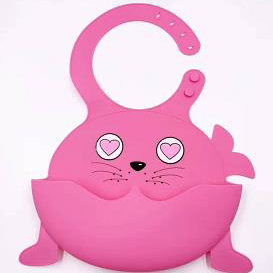 硅胶防水围兜婴儿专用