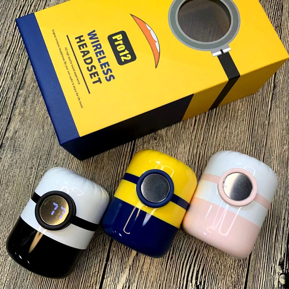 Minion True Wireless pro12 Bluetooth headphones In-ear invisible sports earbuds