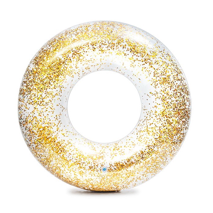 INTEX 56274 金色/粉色闪光泳圈儿童水上辅助用品