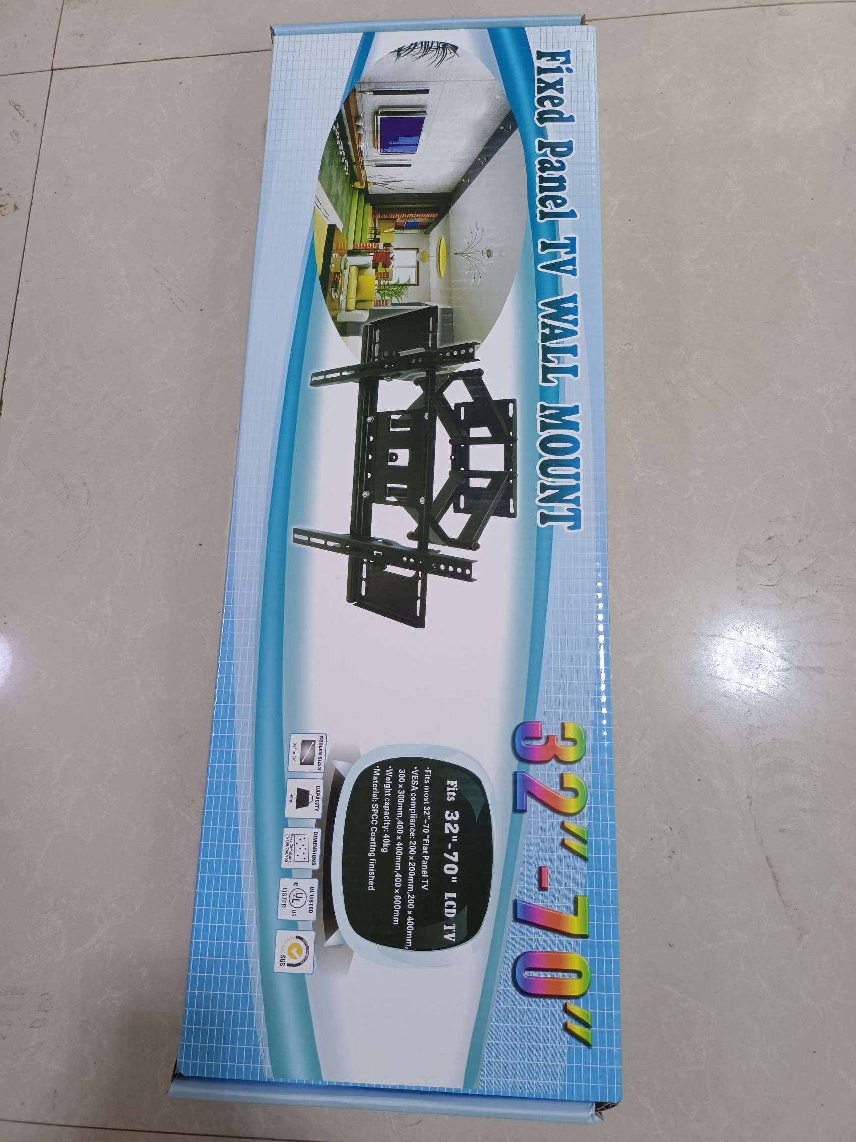 32-70伸缩可调电视架，挂架细节图