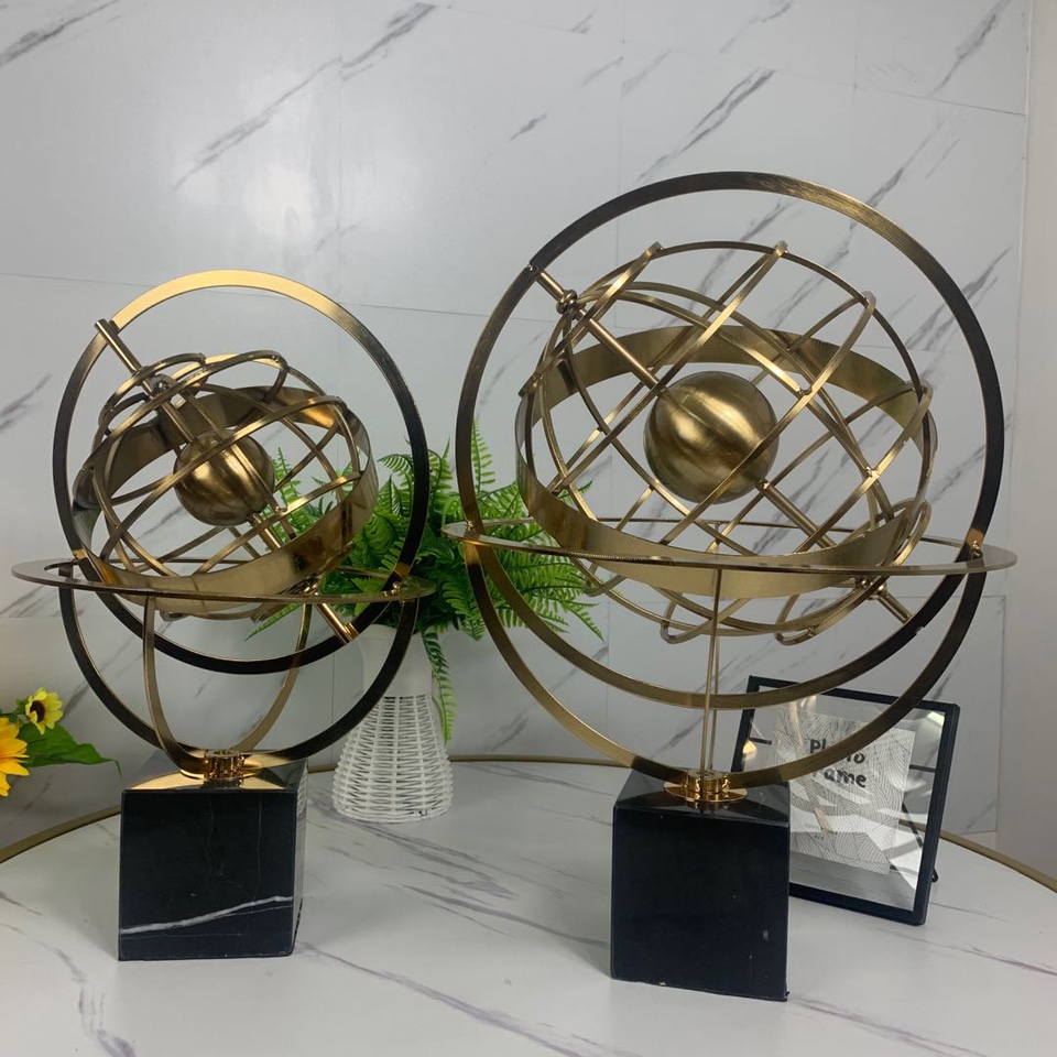 Globes metal Boya craft bookcase desk living room study display home decoration Boya craft