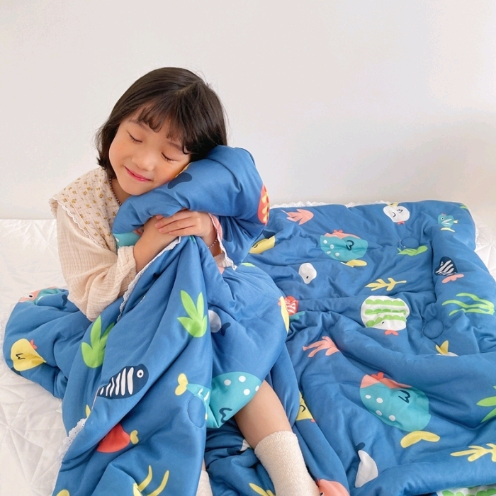 Knitted cotton summer quilt core, new summer cool quilt, children's quilt 6