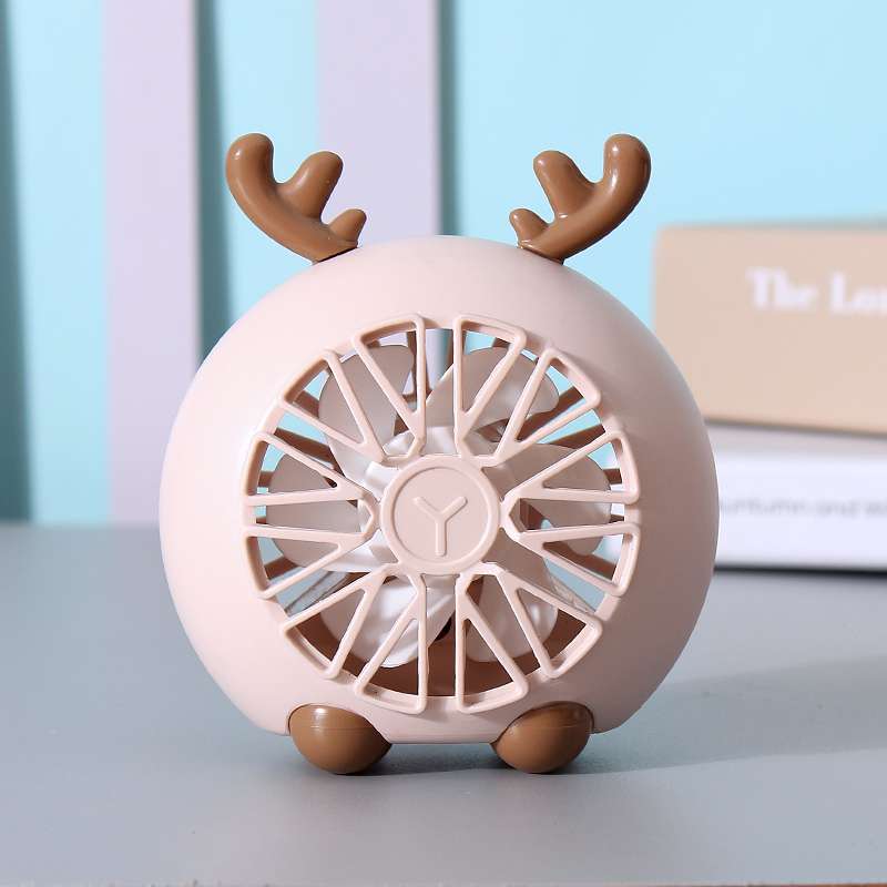 手持桌面小风扇USB充电卡通大风力静音便携桌面风扇多档可调夏季学生宿舍户外运动风扇厂货批发礼品定制详情图8