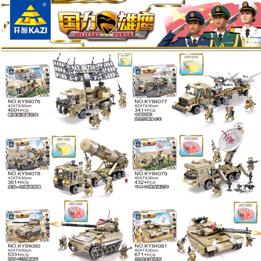 84076-84081 Military Series (Radar tank vehicle)