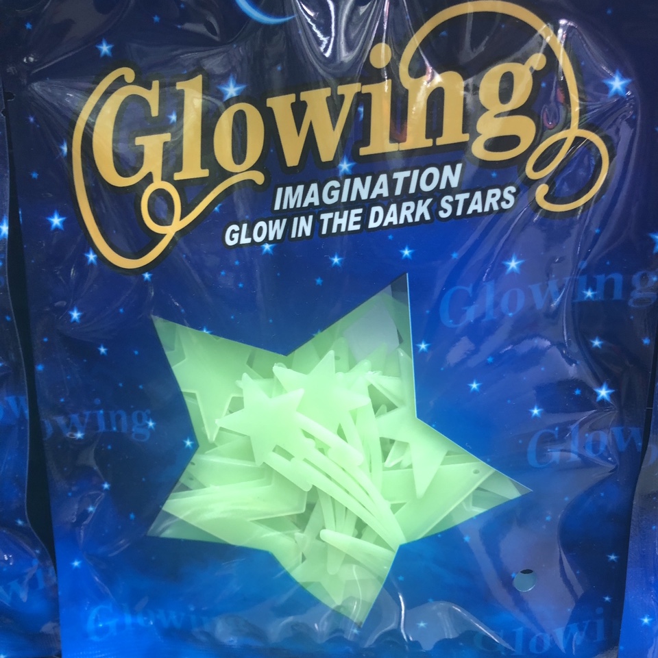 新蓝色包装夜光贴片9