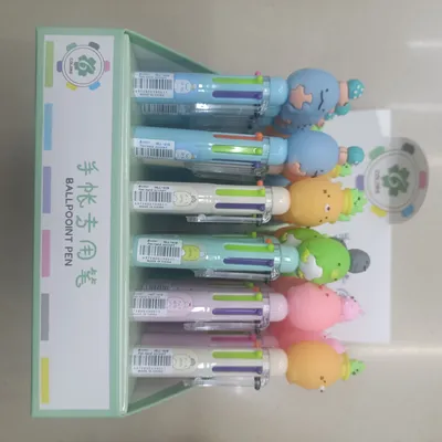 Fruit 6 Color Hand Ledger Pen Office Business General Material Environmental Protection, Safety, Non-Toxic And Odorless