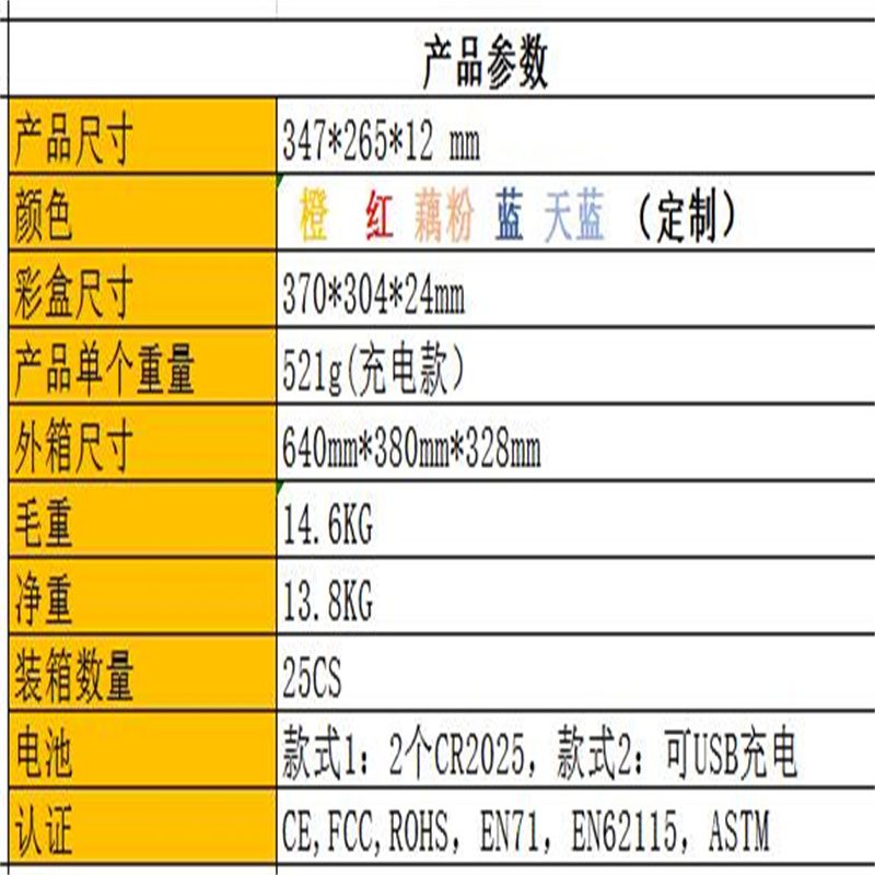 手写板实物图