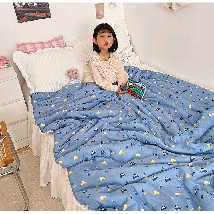 Knitted cotton summer quilt core, new summer cool quilt, children's quilt 5