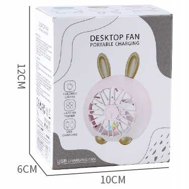 手持桌面小风扇USB充电卡通大风力静音便携桌面风扇多档可调夏季学生宿舍户外运动风扇厂货批发礼品定制详情图4
