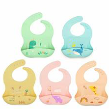 儿童硅胶防漏水围兜