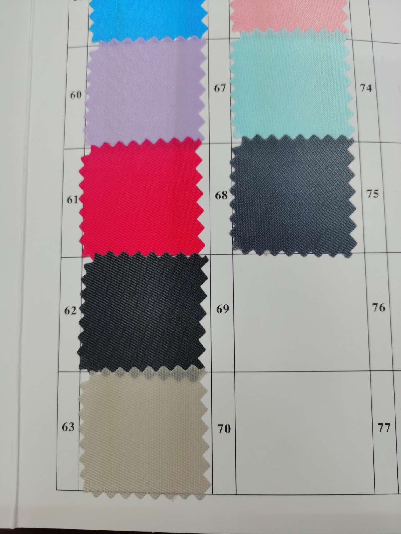 230 twill Oxford cloth Specification image