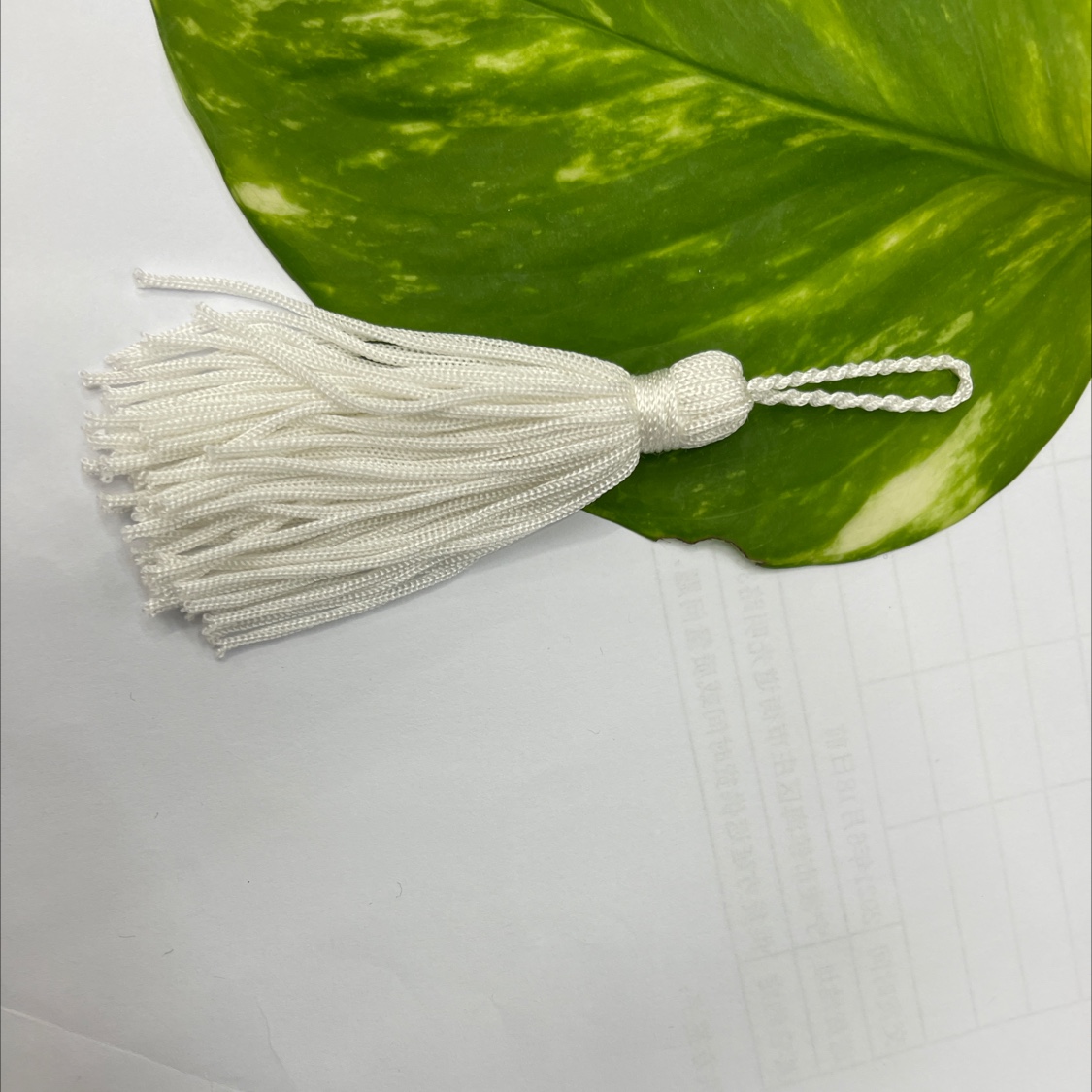 人造丝流苏挂须吊坠穗子礼品包装DIY辅料配件批发白底实物图