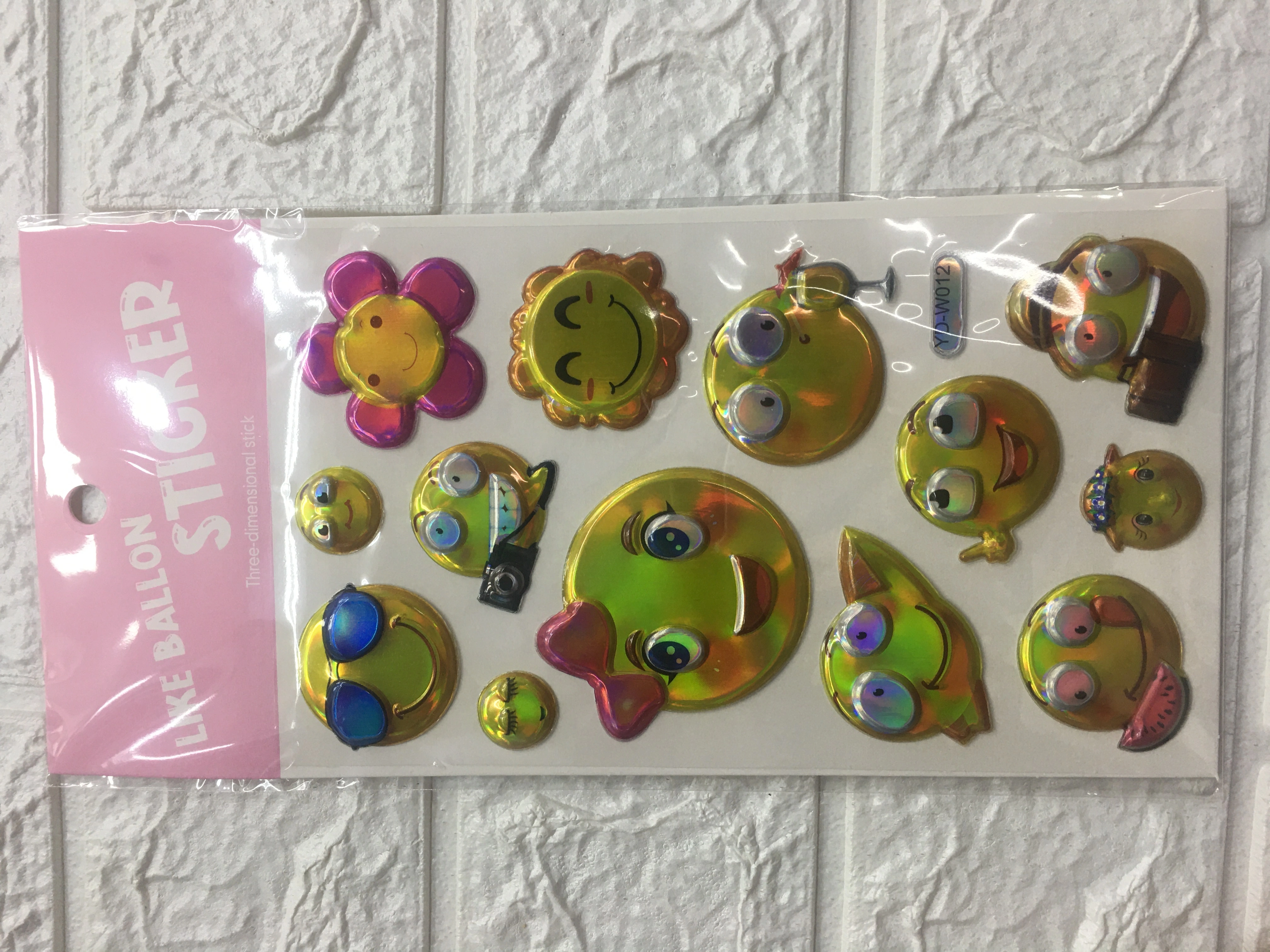 Concave-convex sticker detail image 1