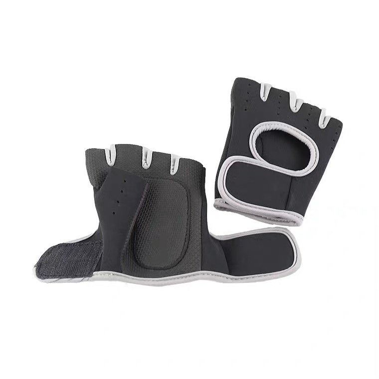 Unisex dumbbell equipment horizontal bar pull-up exercise wrist guard Gym half finger non-slip hand guard