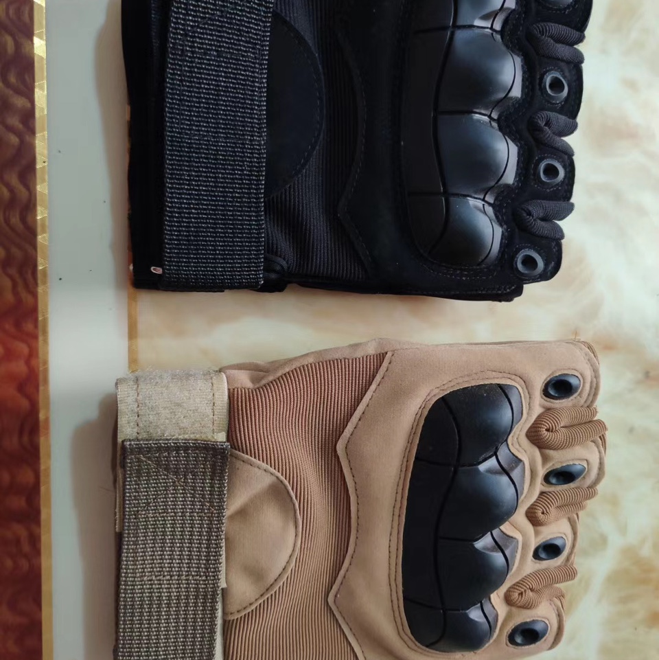 Special forces tactical gloves Outdoor sports half half finger gloves men's cycling non-slip wear bare finger training gloves