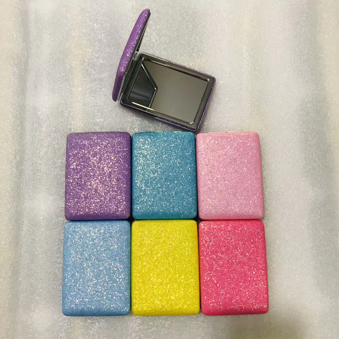 方形双面折叠化妆镜