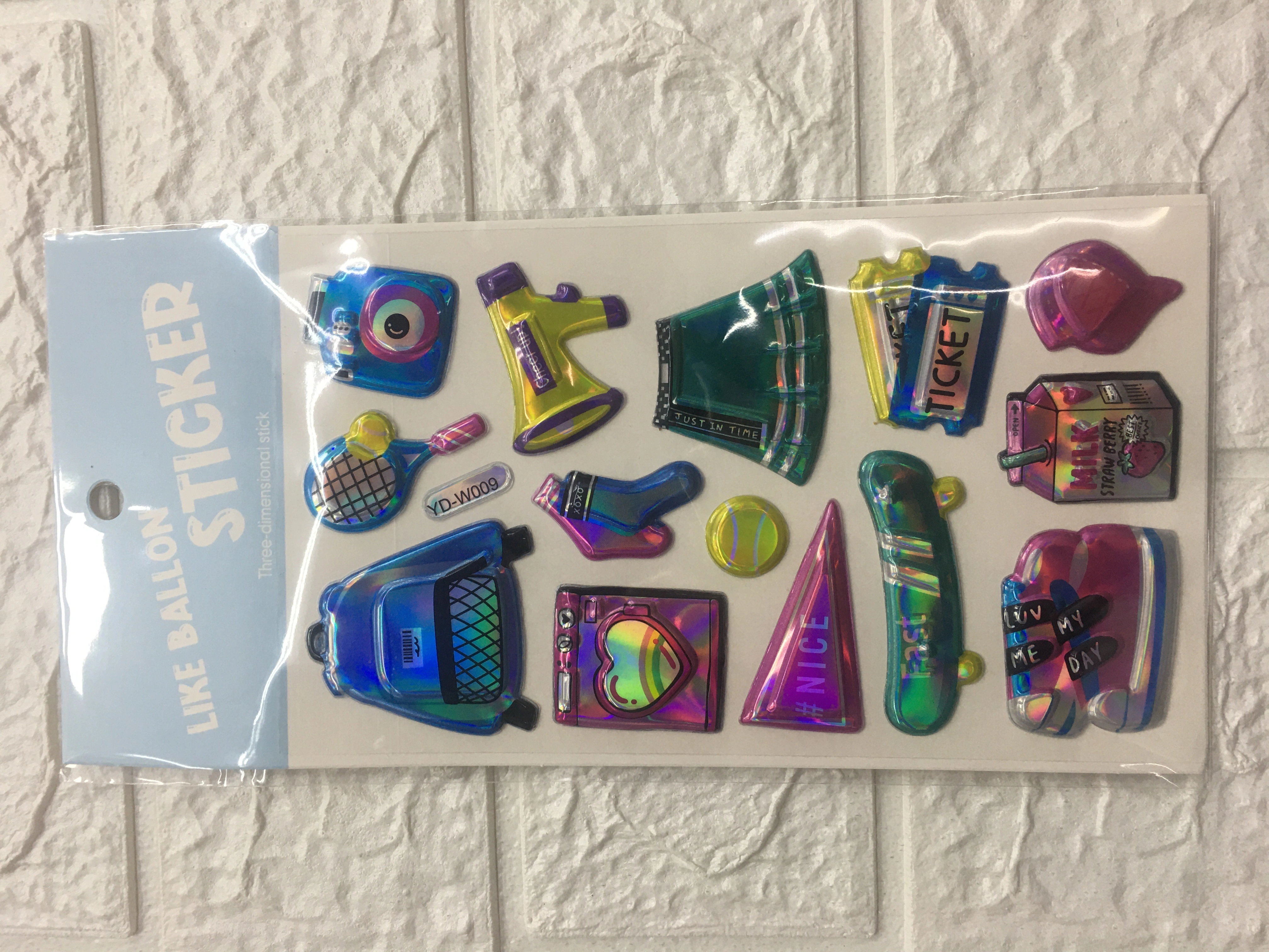 Concave-convex sticker detail image 4