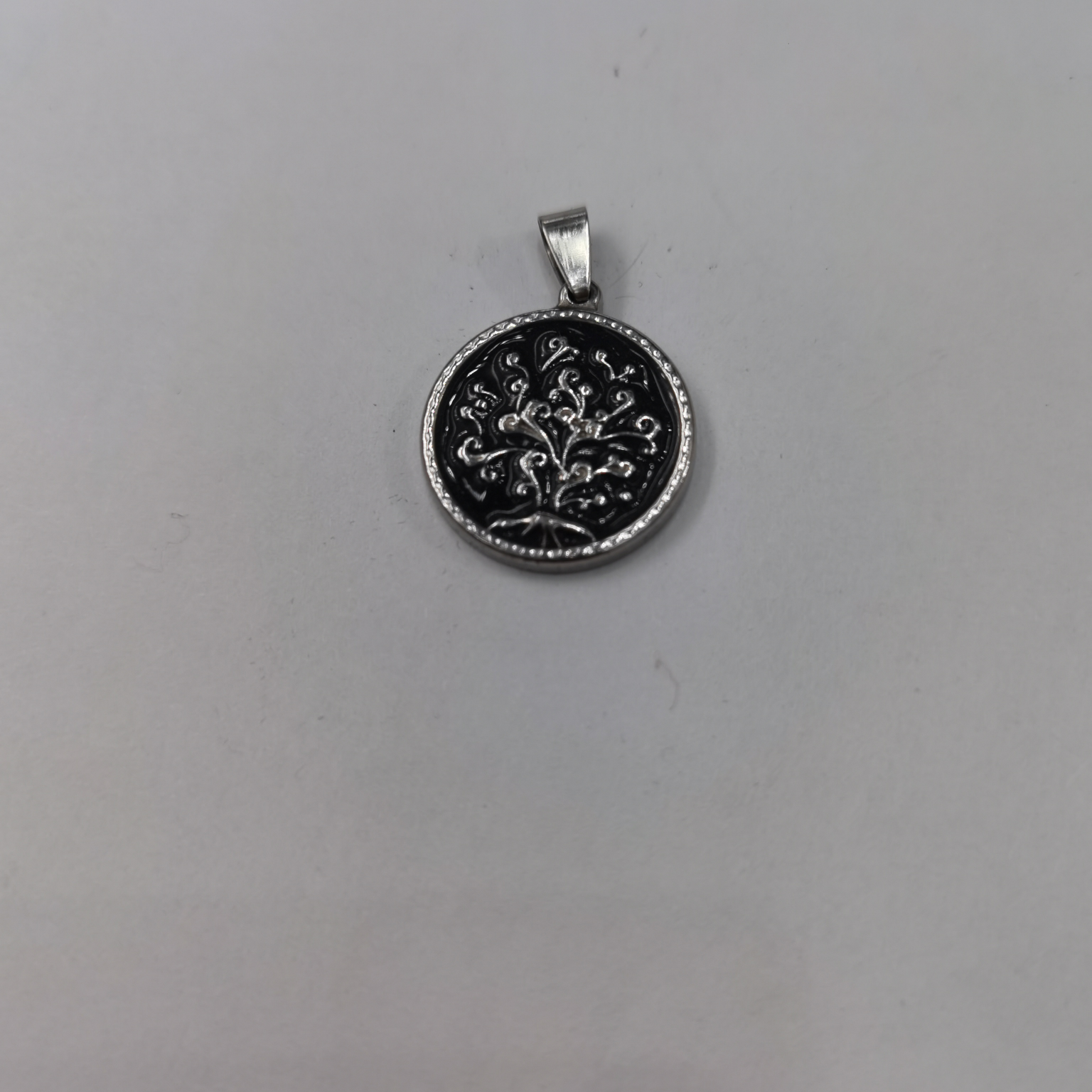 时尚潮流经典百搭精致百搭黑油生命树挂坠075歆悦饰品