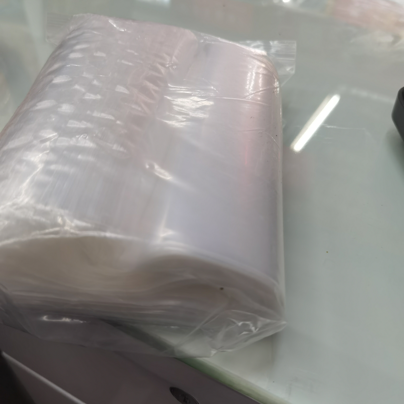 97A transparent sealed bag, food preservation PE self-sealing bag, large size storage, small size sample portioning plastic packaging bag