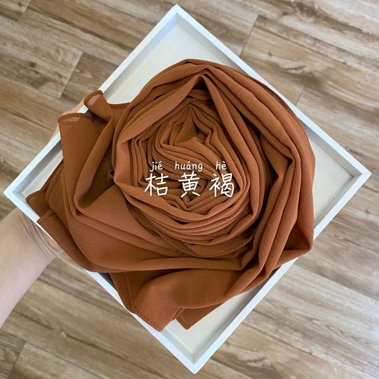 Regalo verano nuevo 80 color color sólido chiffon alta calidad popular larga toalla casual cubierta cabeza gasa pañuelo 22 detail image 8