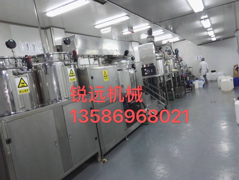 Factory direct sales of lifting vacuum homogenizing emulsifying machine. Ruiyuan Machinery Factory Direct sales, honest operation pic 10
