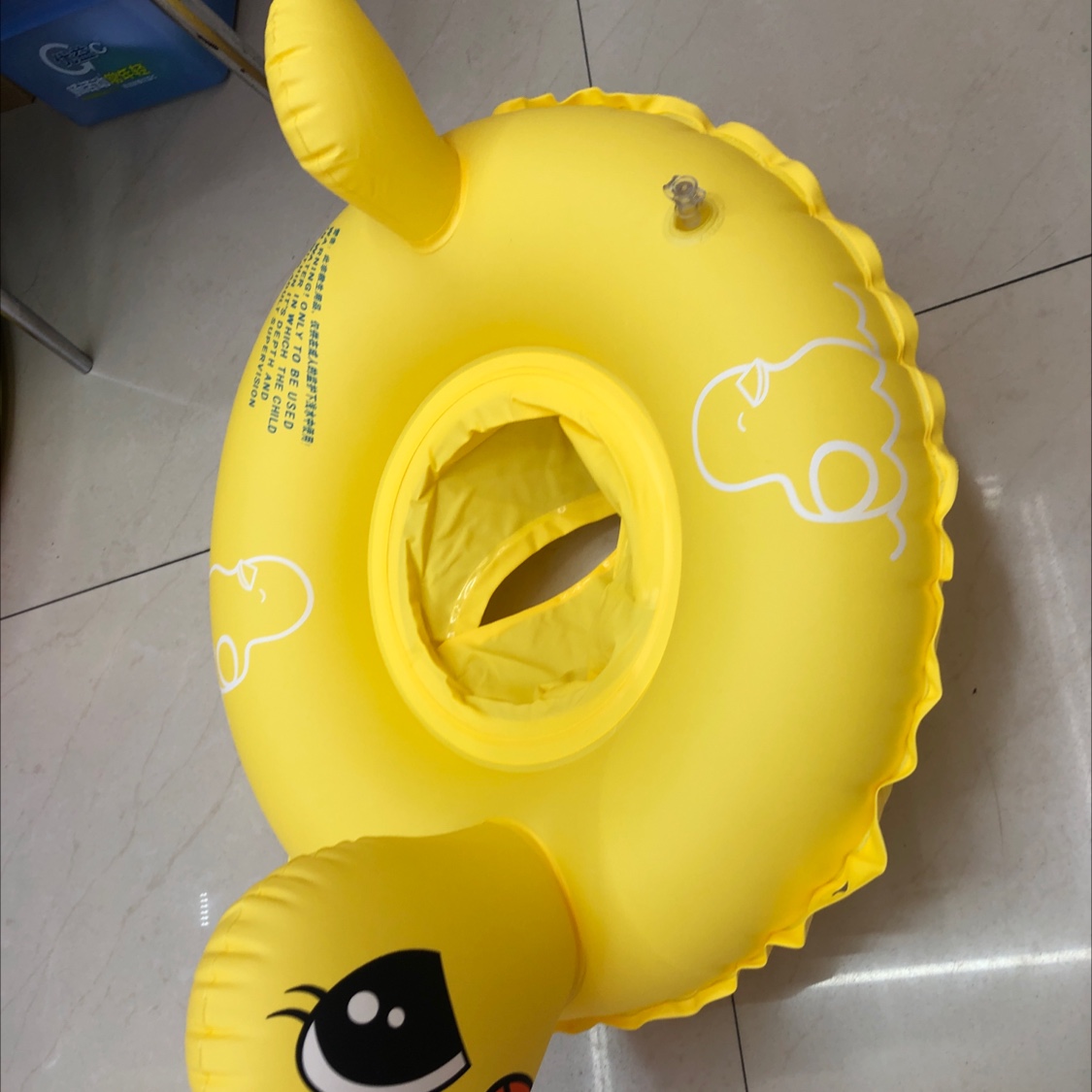 Inflatable yellow duck