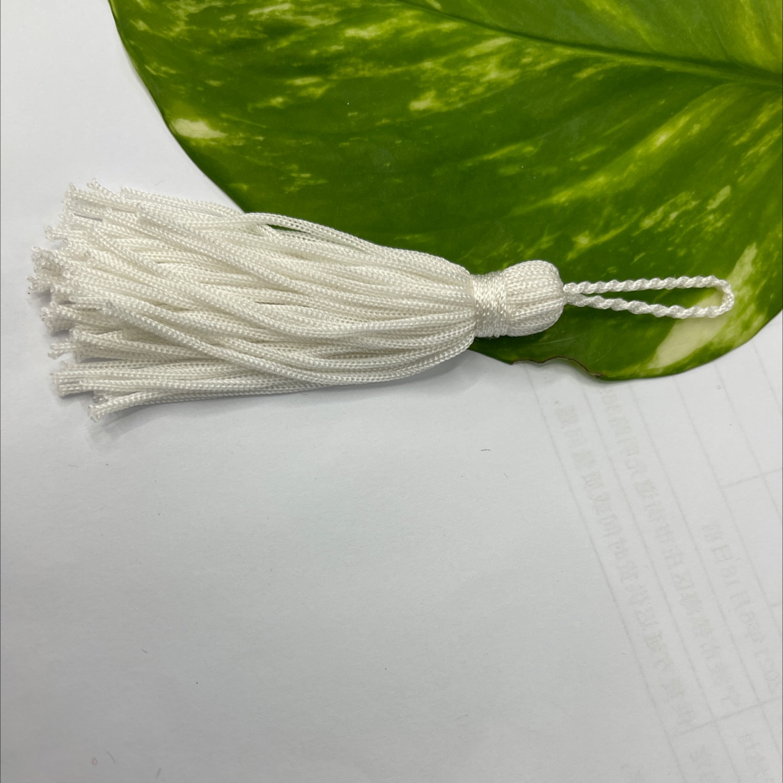 白色人造丝流苏挂须吊坠穗子礼品包装DIY辅料配件批发详情图2