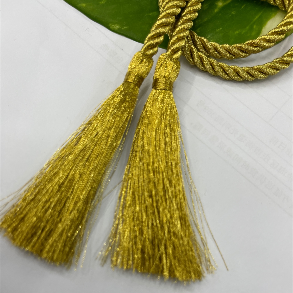 深金绳子流苏挂须吊坠穗子礼品包装DIY辅料配件批发详情图4