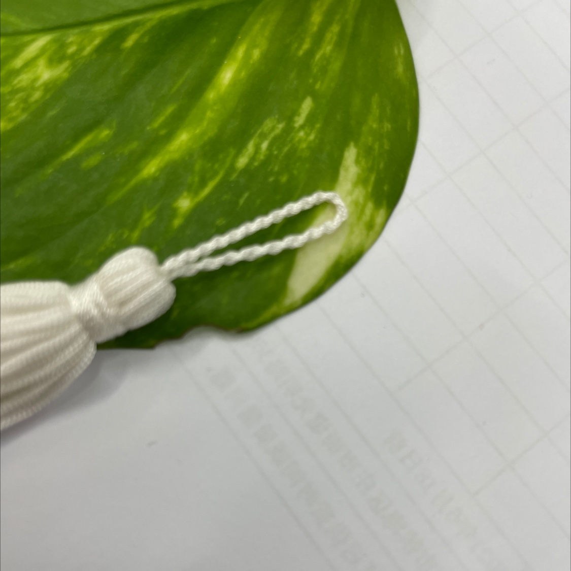 白色人造丝流苏挂须吊坠穗子礼品包装DIY辅料配件批发白底实物图